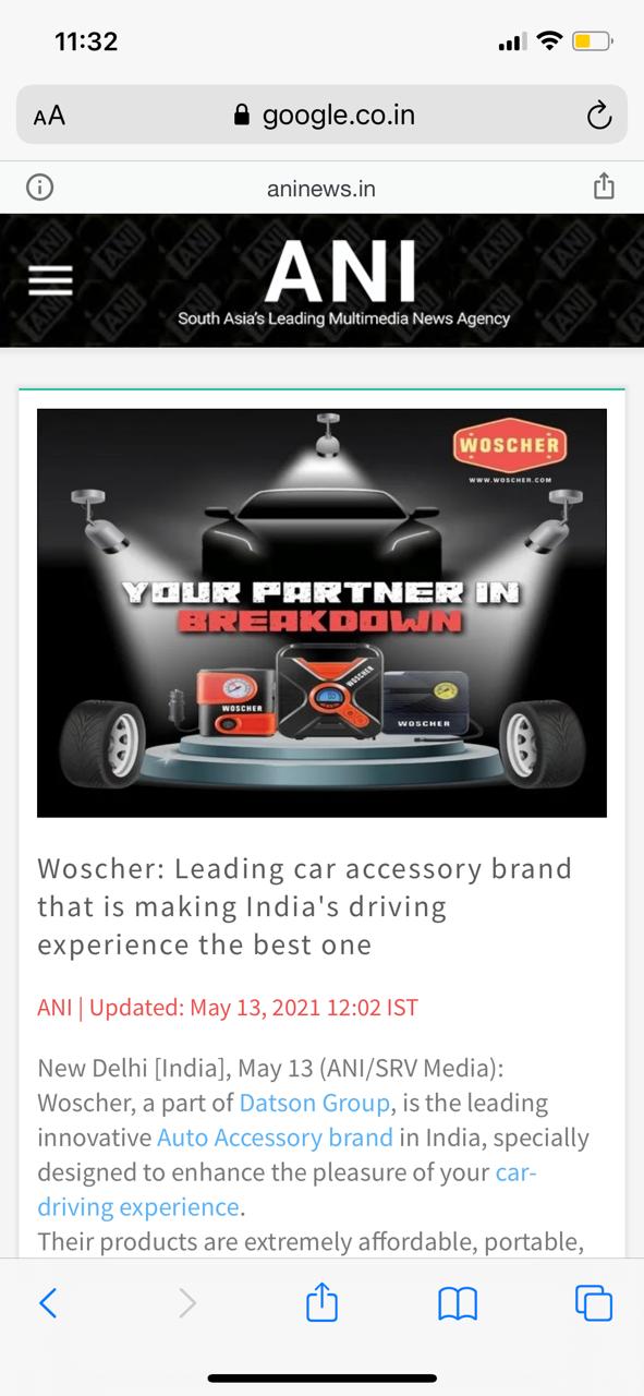 woscher tyre inflator price